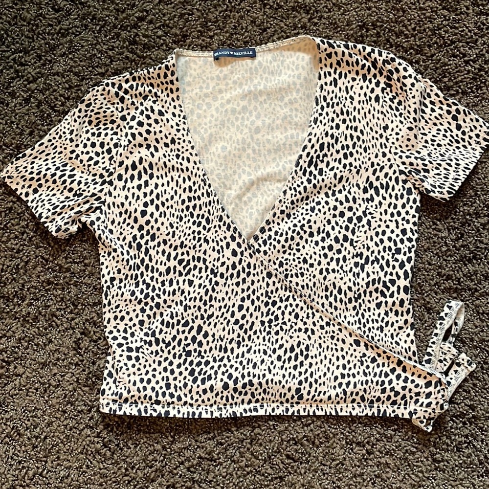Wrap around tie crop top